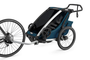 Thule Chariot Cross multisport trailer, Majolica Blue - Img 2