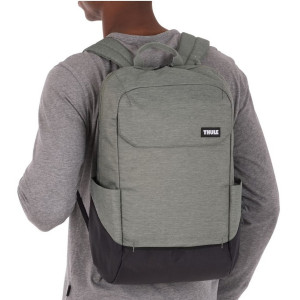 Urban backpack with laptop compartment, Thule Lithos, 20L, Olive green - Img 4