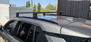 aluminium Menabo Dedicate OE roof bars for Toyota RAV 4 (XA50), model 2018+, Black - Img 11