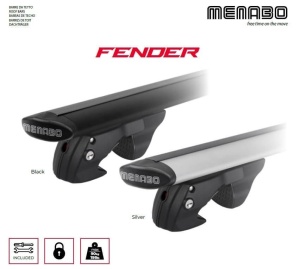 Bare transversale Menabo Fender Silver XL pentru bare longitudinale - Img 6