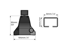 Bare transversale Menabo Omega Otel pentru Citroen C5 (Mk2), 4 usi, model 2007-2017 - Img 6