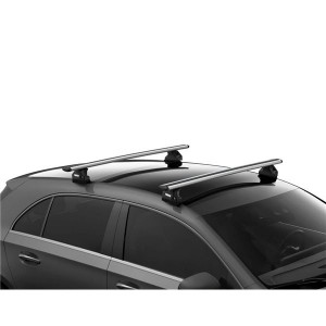 Bare transversale Thule Evo Clamp Silver pentru Ford S-Max I, fara trapa, 5 usi, model 2006-2010 - Img 6