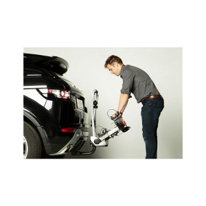 Bike rack Yakima JustClick 3 + Extensie for 4 bikes tow-bar mounted - Img 11