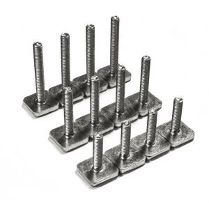 Bolt mounting kit for Menabo bike racks, T-system