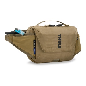 Borseta de sold cu sistem de hidratare Thule Rail Hip Pack 4L 3205307, Faded khaki