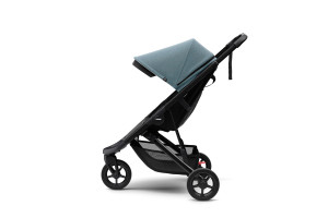 Canopy for Thule Spring stroller, CANOPY TEAL MELANGE - Img 3