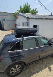 Carbon Look roof box, 320 L, black, 131 x 77 x 34 cm - Img 15