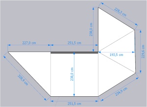 Carcamp OASI 270+ 2.5 car awning, right-side opening - Img 2