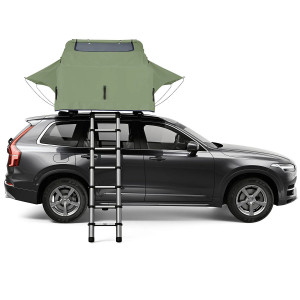 Cort auto cu prindere pe plafon, Thule, Autana, 3 persoane, cu anexa inclusa, Olive Green - Img 3