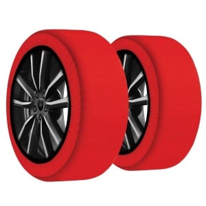 DAC Active Series 3D snow socks for 275/40 R17 tyres, textile snow chains, EN 16662-1, size L