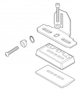 Kit de prindere Menabo Fix Point FIX209FP pentru bare transversale Delta / Omega