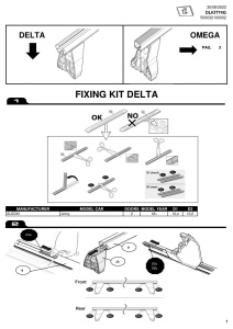 Kit de prindere Menabo KIT74G pentru bare transversale Delta / Omega