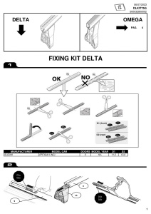 Kit de prindere Menabo KIT75G pentru bare transversale Delta / Omega