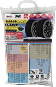 Lanturi auto textile, huse antiderapante 245/65 R17, DAC Easy GO 3D, omologate, XXL - Img 6
