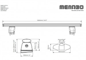 Menabo Dedicate OE Aluminium roof bars for Toyota Corolla Cross (XG10), 2020+ (with fixed points) - Img 7