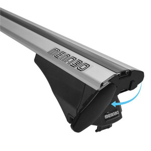 Menabo Leopard Silver roof bars for Volkswagen Tiguan II (AD1) R-line 2016+ - Img 11