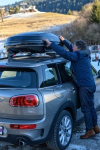 Roof box Menabo Diamond 450 Black, 163x90x36cm - Img 9
