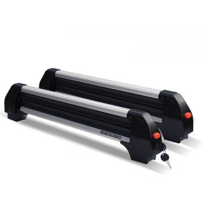 Ski & snowboard rack Menabo Frozen Alu roof-bar mounted, 5 pairs ski / 2 snowboard