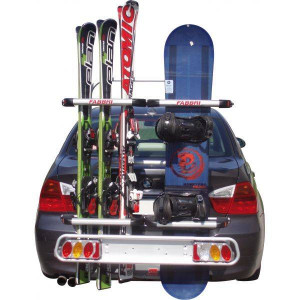 Suport schi/snowboard Fabbri Exclusiv Ski&Board cu prindere pe carlig - Img 3