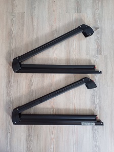 Suport schi snowboard Menabo Silver Ice BLACK pe bare transversale, 6 perechi ski / 4 snowboard - Img 2