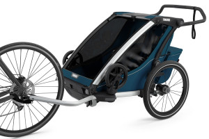 Thule Chariot Cross 2 multisport trailer, Majolica Blue - Img 3