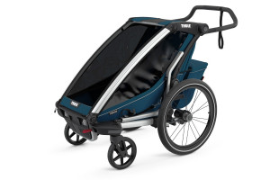 Thule Chariot Cross multisport trailer, Majolica Blue - Img 3