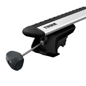 Thule Evo Raised Black roof bars for Chevrolet Lacetti Station Wagon 2002-2009 - Img 7