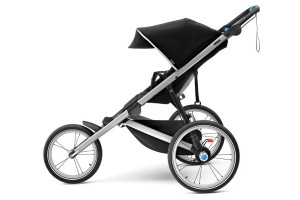 Thule Glide 2 Single stroller, Aluminium/Jet Black (2020 model) - Img 2