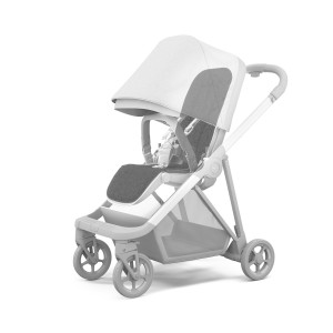 Thule Stroller Seat Liner, Grey Melange - Img 2