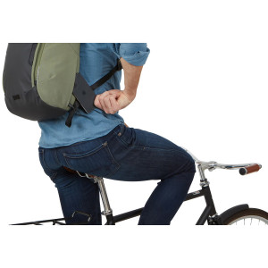 Urban backpack with laptop compartment, Thule Paramount Commuter, 18L, Olive Green - Img 5