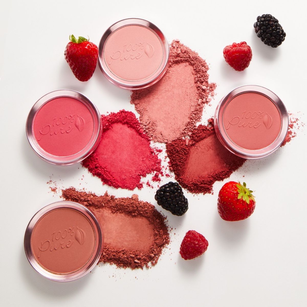 Blush natural pigmentat din fructe