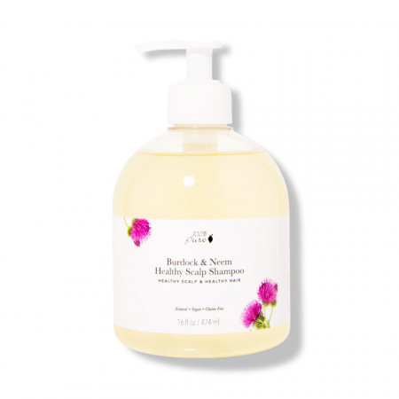 Sampon cu brusture & neem pentru un scalp sanatos - 474 ml