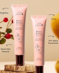 Cremă de Față cu Retinol și Ulei de Măceșe – Anti-Rid, Hidratare Intensă, Piele Luminoasă - Img 2