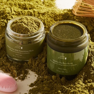 Exfoliant facial/mască cu matcha - Img 4