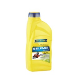 Ulei de motor in 2 timpi, pentru utilaje de gradinarit, RAVENOL Selfmix 2T , volum 1L, mineral