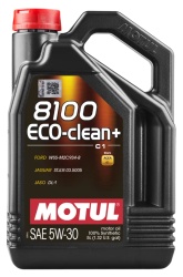 Ulei motor Motul 8100 Eco-Clean+ 5W-30 5L Full Sintetic Low SAPS