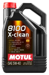 Ulei motor Motul 8100 X-Clean 5W-40 C3 5L Full Sintetic