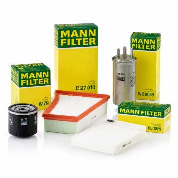 Pachet filtre MANN-FILTER Dacia Duster 1.5 dCi 110 CP K9K 898 (2010-2018)