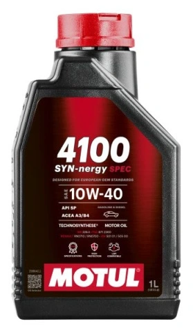 Ulei motor Motul 4100 Syn-Nergy Spec 10W-40 1L