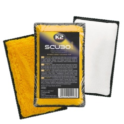 Laveta microfibra dubla K2 Scubo PRO – Curatare eficienta 2 fete fara urme