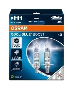 Set 2 Becuri H1 OSRAM Cool Blue Boost 12V 80W 5500K - Off-Road