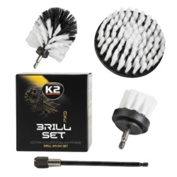 Set perii bormasina K2 Brill PRO – Perii curatare profesionala pentru detailing auto