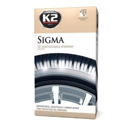Gel protectie anvelope K2 Sigma 500ml – Luciu intens si protectie cauciuc