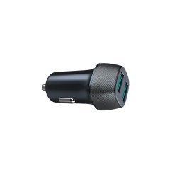 Incarcator auto 2xUSB 2.4A 12W MegaDrive incarcare rapida smartphone - Img 3