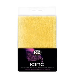 Laveta microfibra uscare auto K2 King 40x60 cm – Absorbtie mare si finisaj fara urme