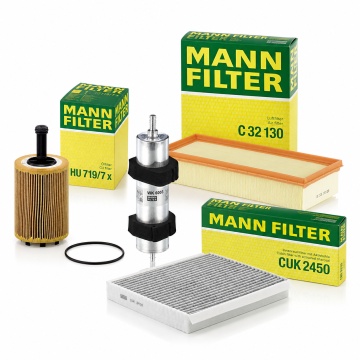 Pachet filtre MANN-FILTER Audi A4 B8 2.0 TDI 143 CP CAGA (2007-2015)