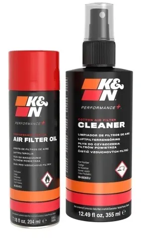 Kit Curatare Filtru Aer Sport K&N 99-5000EU - Cleaner 355ml + Ulei 204ml