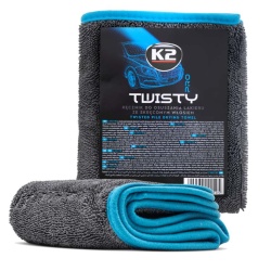 Laveta microfibra detailing K2 Twisty PRO – Curatare si lustruire fara urme