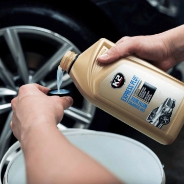 Sampon auto cu ceara K2 Express Plus 1L pentru curatare, luciu si protectie caroserie - Img 2