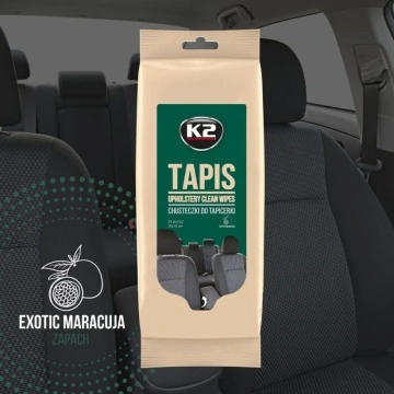 Servetele umede curatare tapiterie K2 Tapis Wipes – Curatare rapida interior auto - Img 2
